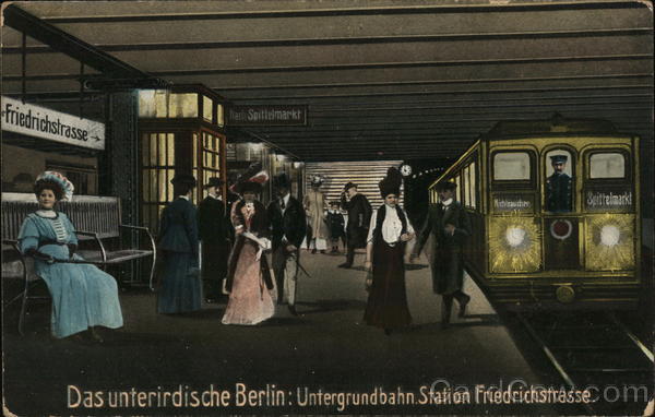 Friedrichstrasse Underground Station Berlin Germany