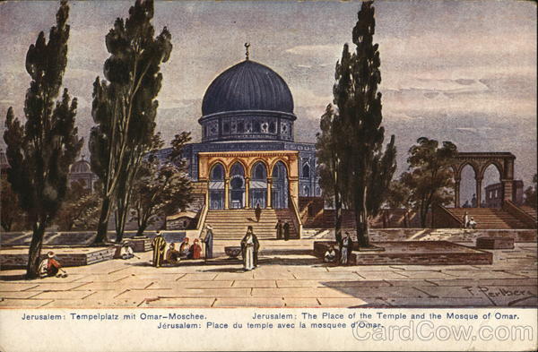 Place of the Temple and Mosque of Omar Jerusalem Israel