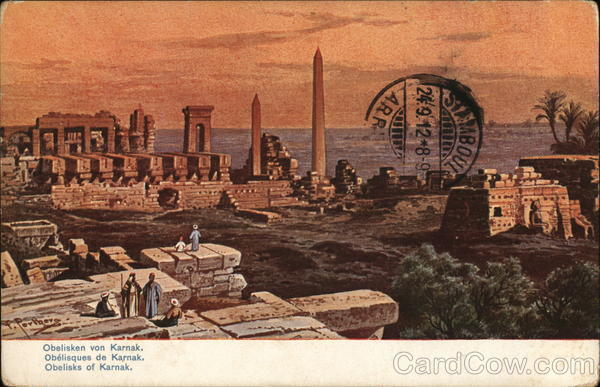Obelisks at Karnak El-Karnak Egypt Africa