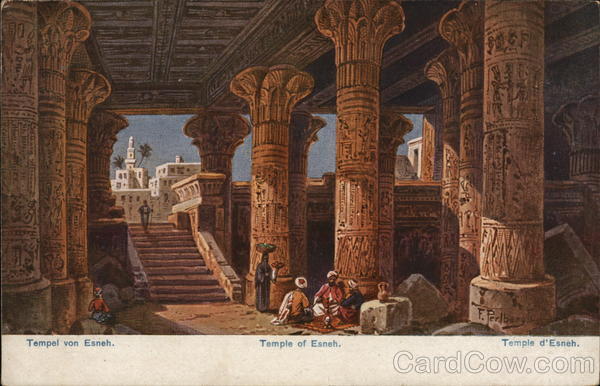 Temple of Esneh Egypt Africa