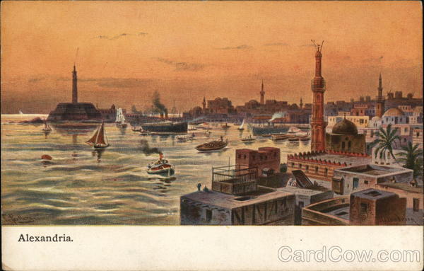 Seaport Alexandria Egypt Africa