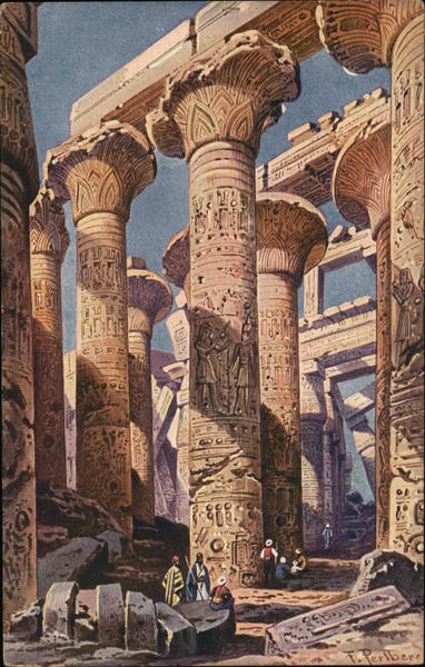 Temple at Karnak El-Karnak Egypt Africa