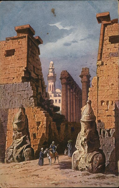 Temple at Luxor Egypt Africa