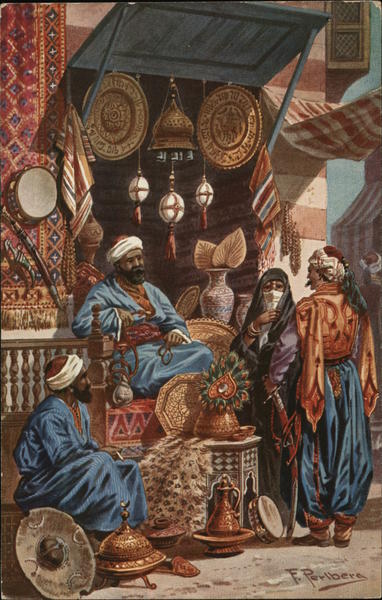 In the bazaar Arab