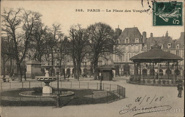 La Place des Vosges Paris France