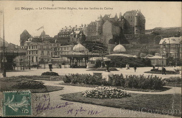 Le Chateau et l'Hotel Regina - Casino Gardens Dieppe France