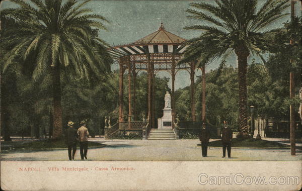 Napoli Villa Municipale - Cassa Armonica Naples Italy