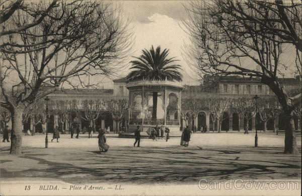 Place d'Armes Blida Algeria Africa