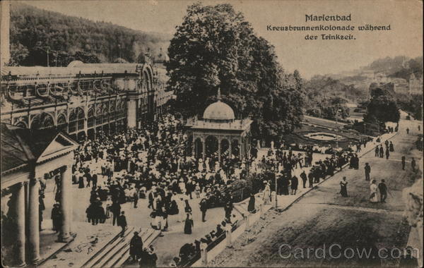 Marienbad Colonnade Czechoslovakia Eastern Europe