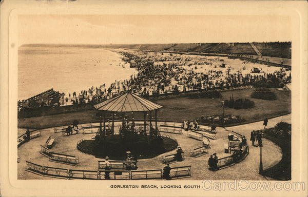 Gorleston Beach Looking South Great Yarmouth England