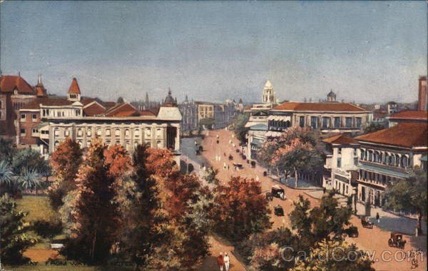 View from Watson's Hotel Bombay India