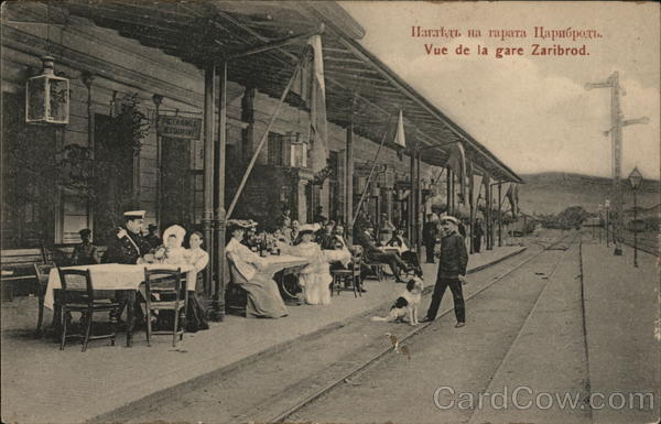 View of Zaribrod station Serbia Eastern Europe
