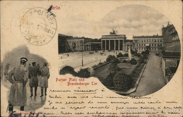 Pariser Platz and Brandenburger Tor Berlin Germany