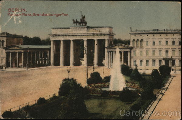 Berlin Pariser Platz Brandenburger Tor Germany