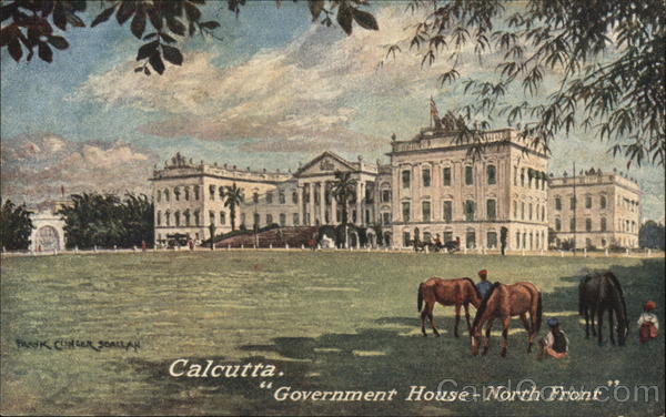 Government House - North Front Calcutta India Frank Clinger Scallan