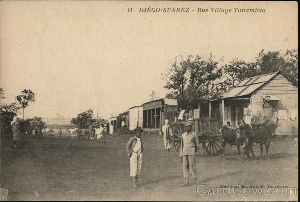 Rue Village Tanambao Antsiranana Madagascar Africa