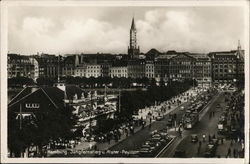 Jungfernstieg Promenade Postcard