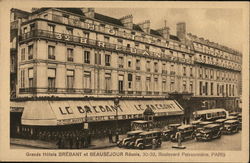 Grands Hotels Brebant et Beausejour Paris, France Postcard Postcard