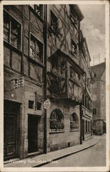 Hans Sachs Haus Nuremberg, Germany Postcard Postcard