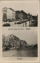 Unter den Linden 1933 and 1945 Unter den Linden 1933 and 1945