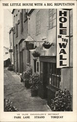 The Little House with a Big Reputation Torquay, England Devon Postcard Postcard