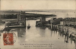 La Rochelle - Vue panoramique du port France Postcard Postcard