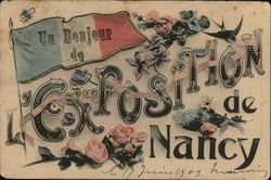 Greetings from the Nancy Exposition France Postcard Postcard