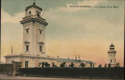 Les Phares de la Heve Sainte-Adresse, France Postcard Postcard
