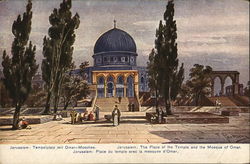 Place of the Temple and Mosque of Omar Postcard