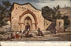 Jerusalem: Grave of the Virgin Mary Israel Middle East Postcard Postcard