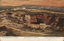 Grotto of Jeremiah Jerusalem, Israel Middle East Postcard Postcard