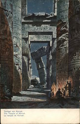 The temple of Karnak Egypt Africa Postcard Postcard