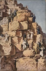Great Pyramid Cairo, Egypt Africa Postcard Postcard