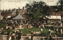 Crescent Gardens Boscombe, England Dorset Postcard Postcard