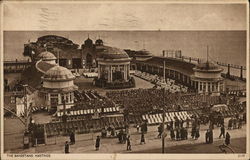 The Bandstand Hastings, England Sussex Postcard Postcard