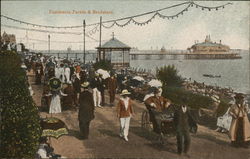 Parade & Bandstand Eastbourne, England Sussex Postcard Postcard