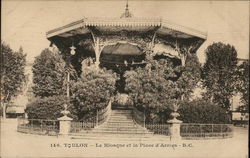 Toulon - Le Kiosque et la Place d'Armes - B.C. France Postcard Postcard