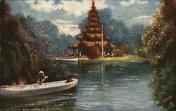 The Pagoda, Eden Gardens Calcutta, India Postcard Postcard