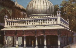 Tomb of Nisam-ood-din, Delhi India Postcard Postcard