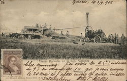 Agricultural Work Buenos Aires, Argentina Postcard Postcard