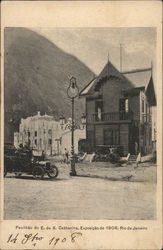 Pavilion of S. Catharina state, 1908 Exposition Rio de Janeiro, Brazil Postcard Postcard