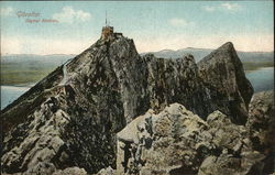 Gibraltar Signal Station Spain Postcard Postcard Postcard