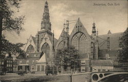 Oude Kerk Amsterdam, Netherlands Benelux Countries Postcard Postcard