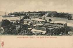 Fort St. Louis - Bassin d Radoub Fort-de-France, Martinique Caribbean Islands Postcard Postcard