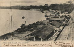River and Beach Calabar, Nigeria Africa Postcard Postcard