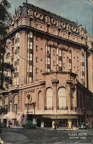 Plaza Hotel Buenos Aires, Argentina Postcard