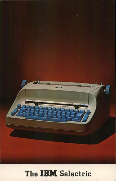 IBM Selectric Typewriter Modern (1970's to Present)