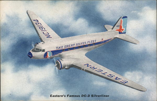 Eastern Air Lines DC-3 Silverliner Aircraft