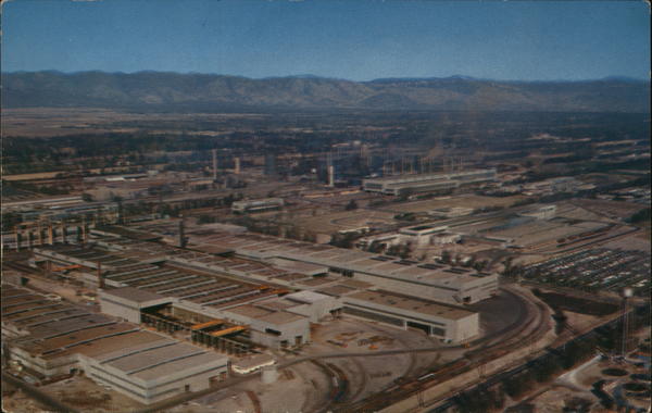 Kaiser Steel Plant Fontana, CA Postcard