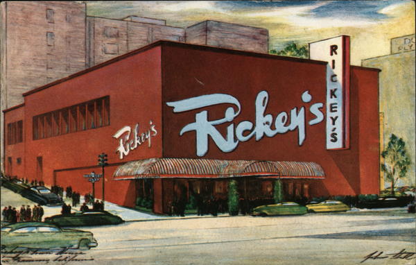 Rickey's Town House San Francisco California
